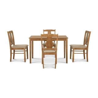 Juego Comedor Texas 4 Sillas Café - Walnut $139.990 Disponible en Mundo Lider, Chile