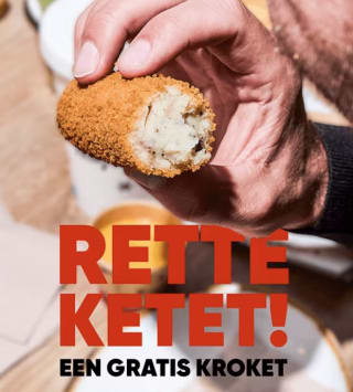 Gratis kroket bij Kwalitaria na aanmaken account