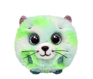 Peluche Ty Puffies Evie Grean Cat 10Cm por 3.99€