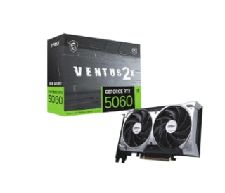 Tarjeta de Video Nvidia GeForce RTX 5060 8G VENTUS 2X OC WHITE por $464.990 en Abc