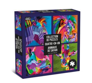 Puzzles de sabana 4 en 1 Nature et decouvertes por 13.98€