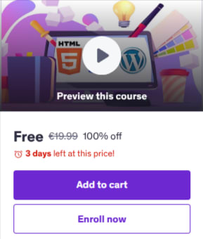 Curso de diseño web HTML CSS Wordpress gratis