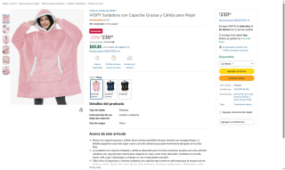 VIOPY Sudadera con Capucha Gruesa para Mujer por $230 | Amazon