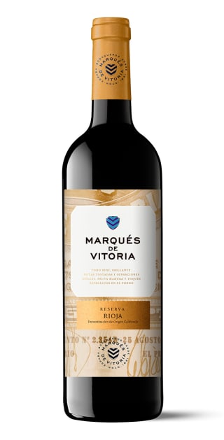 6 Botellas de Marqués de Vitoria Reserva 2019 por 32€