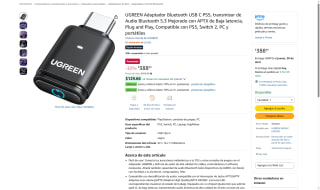 Adaptador Bluetooth USB-C por $388 | Oferta Amazon