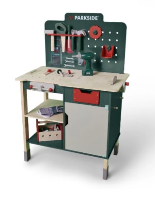 LUPILU® Parkside® Houten speelgoed werkbank voor €29,99 bij de Lidl