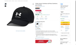 Gorra Under Armour Hombre Sarga Algodón Talla Única por $393 | Amazon