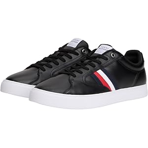 Tommy Hilfiger Men's Icon Court Stripes sneakers voor €30,95 bij Amazon