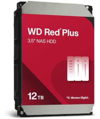 Disque dur WD Red Plus 12 vers NAS 3,5" à 280,99€