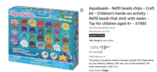 Aquabeads navulling Glans parel pakket voor €13 bij Amazon