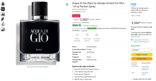 Acqua Di Gio Elixir Giorgio Armani 48ml por $2,438 | Amazon
