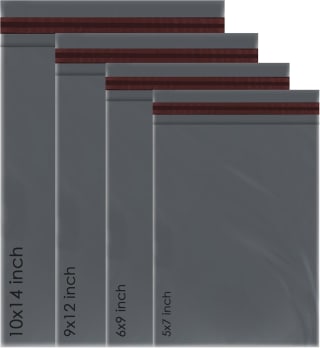 100 Mixed Grey Self-Seal Mailing Bags £3.98