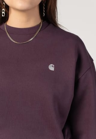 Carhartt WIP Casey Sweatshirt Mujer Lila por 39,50€