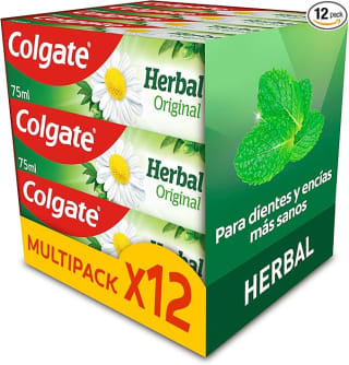 Colgate Pasta de Dientes Colgate Herbal Pack de 12x75ml por 10,57€