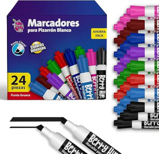 Berry Hip Marcadores 24 Piezas por $99 | Oferta Amazon