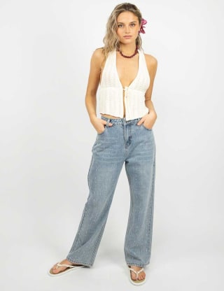 Poleta Crochet Sin Mangas Mujer ICONO Oferta $4.990 Disponible en abc, Chile