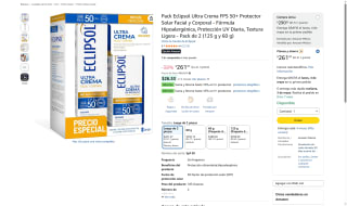 Pack Eclipsol Ultra FPS 50+ por $261 | Oferta Amazon
