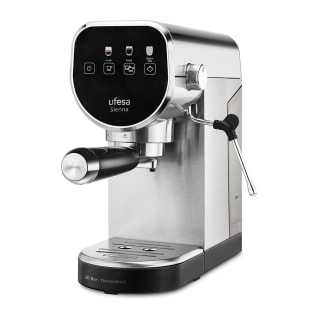 Cafetera express Ufesa Sienna, 20 bar, 1360 W, Capacidad Depósito 0.9 l por 67.15€