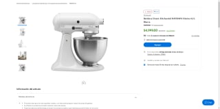 Batidora KitchenAid 4.2L Oferta $4,999 | Descuento Walmart