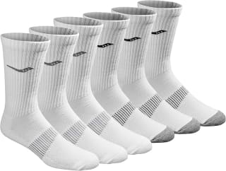 6 pares Calcetines rendimiento Saucony Rundry Mesh Ventilating Comfort Fit por 11,43€