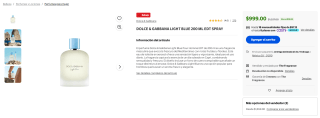 Dolce & Gabbana Light Blue 200 ml EDT por $999 en Walmart