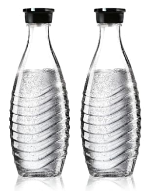 Lot de 2 bouteilles en Verre pour Sodastream Penguin et Crystal à 15,86€