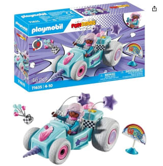 Set PLAYMOBIL Funstars 71635 Racing Unicornio, Kart con Motor retráctil por 9.89€