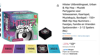 Hitster Urban & Hip-Hop Uitbreiding voor €10 bij Amazon