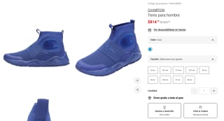 Tenis Champion Azul para Hombre por $814 | Oferta Liverpool