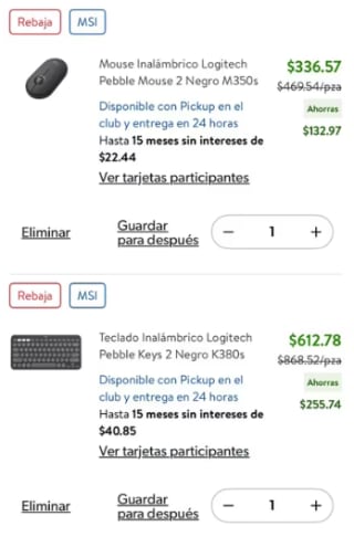 Teclado Logitech Pebble Keys 2 y Mouse por $828 | Oferta Sam's Club