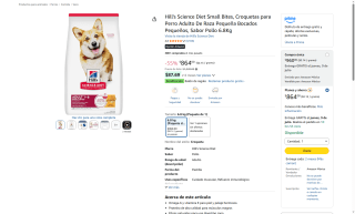 Croquetas Hill's Science Diet 6.8kg por $864 | Oferta Amazon