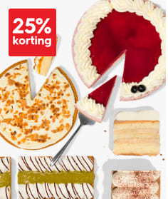 25% korting op geselecteerd gebak bij de Hema