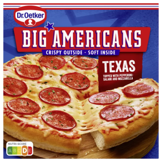 Dr. Oetker Big Americans pizza's 2e gratis bij Albert Heijn