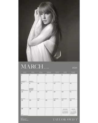 Taylor Swift Kalender 2026 voor €3,50 bij Bol