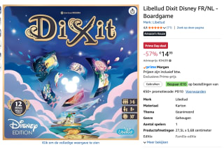 Libellud - Dixit Disney – Creatief Bordspel voor €14,99 bij Amazon