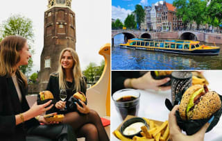 Rondvaart door Amsterdam met een hamburgerdiner vanaf €19,50 via tripper