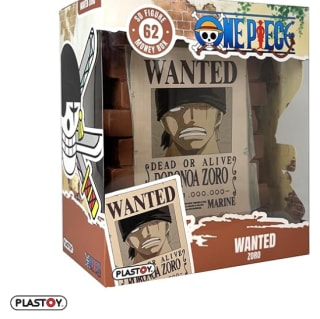 Plastoy One Piece Hucha con póster «Wanted» Roronoa Zoro - PVC - 16 cm por 9.99€