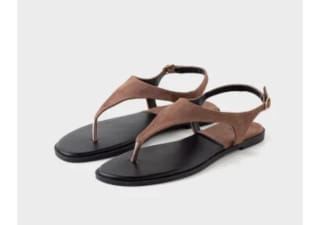 Sandalias planas con cierre de hebilla de mujer TEX por 7.99€.