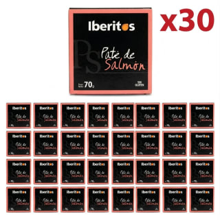 Iberitos Paté de Salmón Sin Gluten 30 x 70 g por 14.99€