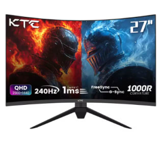 Monitor KTC H27s25e Monitor Gaming 27" LED QHD 240hz FreeSync Curvo por 207,98€