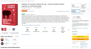 Rebelión en la granja — Edición de lujo (pasta dura) por $143 en Amazon