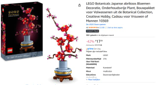 LEGO Icons Japanse abrikoos - Botanical Collection voor €17,28 bij Amazon