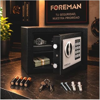 FOREMAN Caja de Seguridad con Teclado Digital y Llave por $279 en Amazon