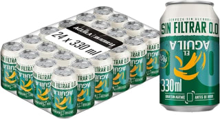 El Aguila Sin Filtrar 00 Cerveza 48 Latas x 33cl por 26,54€