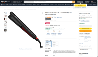 Revlon Alaciadora 1" por $362 | Amazon