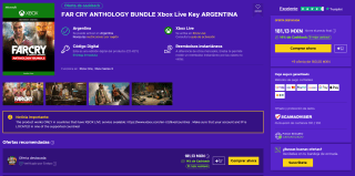 Far Cry Anthology Bundle Xbox por $164 | Eneba