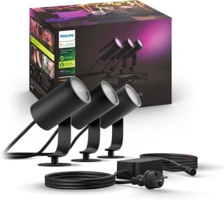 Philips Hue Outdoor Lily Spike Spots - Basis kit voor €214 bij Bol