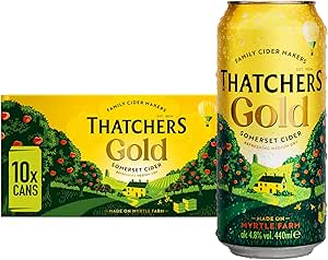 Thatchers Gold Cider 10-Pack – £7.45 or £6.55 with Subscribe & Save