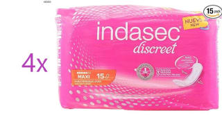 4x Indasec Discreet Maxi, 15 unidades por13.17€