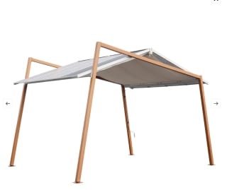 Tonnelle en acier autoportante, OXIA à 1.399€